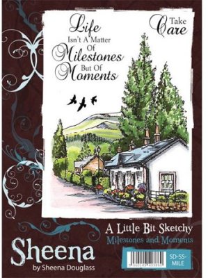 A Little Bit Sketchy Stamp Set - Milestones and Moments by Sheena Douglass
