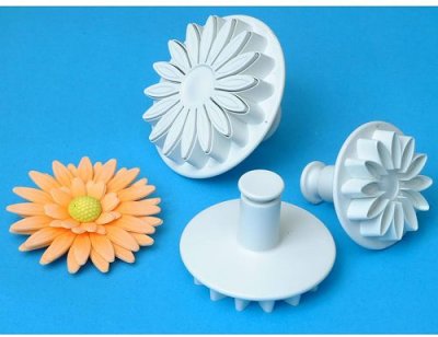 PME Plunger Cutters - Veined Sunflower, Daisy & Gerbera (3 pack)