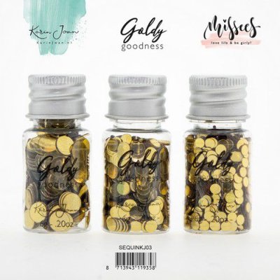 Studio Light Karin Joan Sequins Set - Golden Goodness nr.03 (3 pack)