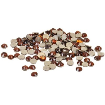 Silhouette 20ss 5mm Rhinestones - Amber (200 pieces)