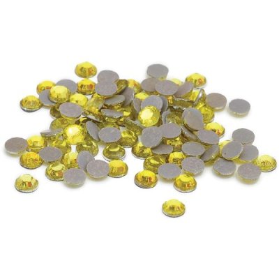 Silhouette 20ss 5mm Rhinestones - Yellow (200 pieces)