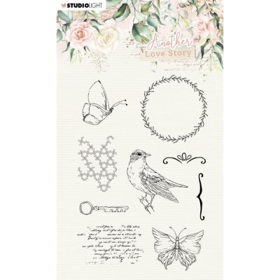 Studio Light A6 Clear Stamps - Another Lover Story nr.3