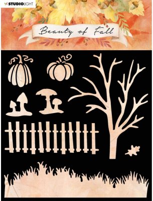 Studio Light Mask Stencil - Beauty of Fall nr.34