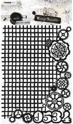 Studio Light A5 Mask Stencil - Vintage Treasures nr.116