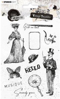 Studio Light 105x148mm Clear Stamps - Vintage Treasures nr.249