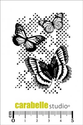 Carabelle Studio Cling Stamp - Flight Of Butterflies