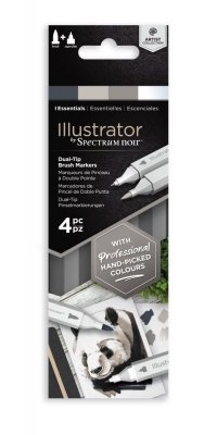Spectrum Noir Illustrator Pens - Essentials (4 pack)