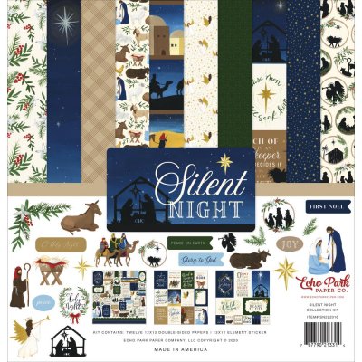 Echo Park 12"x12" Collection Kit - Silent Night (13 sheets)