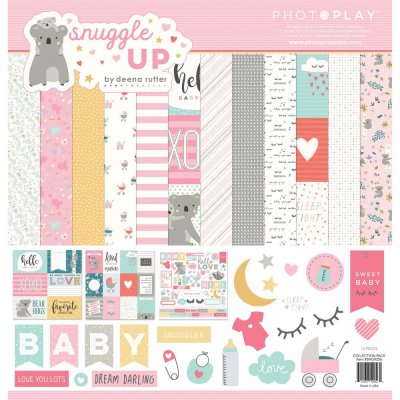 PhotoPlay 12”x12” Collection Pack - Snuggle Up Girl (13 sheets)
