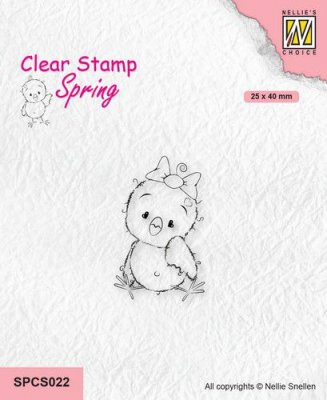 Nellies Choice Clear Stamps - Chickies #3