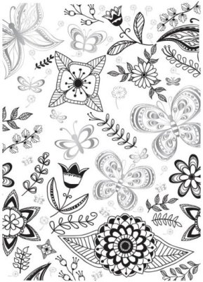 Spectrum Noir Colorista A4 Pencil Pad - Butterfly Garden