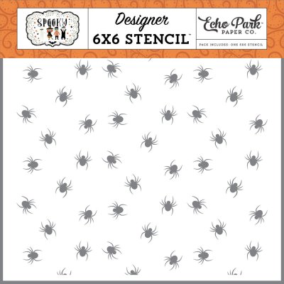 Echo Park 6”x6” Stencil - Creepy Crawlies