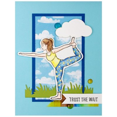 Fun Stampers Journey Clear Stamps Set - Simply Breathe