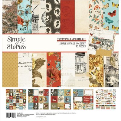 Simple Stories 12"x12" Collection Kit - Simple Vintage Ancestry (13 sheets)