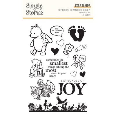 Simple Stories Photopolymer Stamps - Classic Pooh Baby Bundle Of Joy
