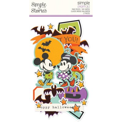 Simple Stories Simple Pages Pieces - Say Cheese Classic Mouse Halloween