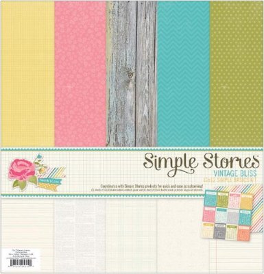 Simple Stories 12"x12" Simple Basics Kit - Vintage Bliss (6 sheets)