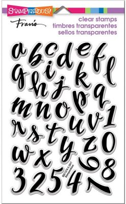 Stampendous Perfectly Clear Stamps - Brush Alphabet Lower