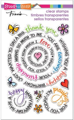 Stampendous Perfectly Clear Stamps - Circular Messages