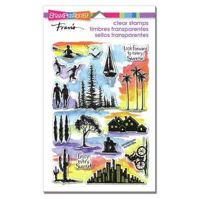 Stampendous Perfectly Clear Stamps - Sunrise Sunset