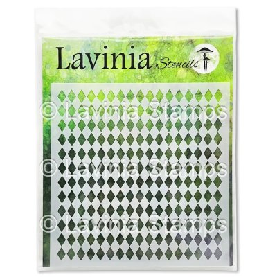 Lavinia Stamps Stencils - Diamond Chequerboard