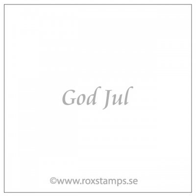 ROX Stamps Stämplar - God Jul 003