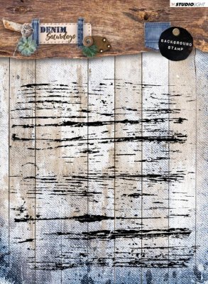 Studio Light 14cmx14cm Clear Stamps - Denim Saturdays nr. 330