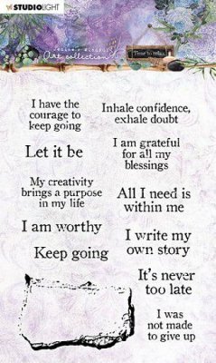 Studio Light Clear Stamps - Jenines Mindful Art Time to Relax nr.18
