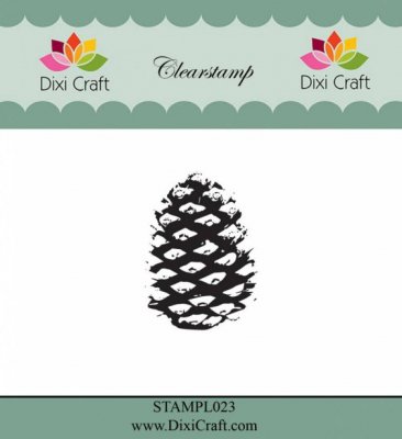 Dixi Craft Clear Stamps - Pinecone