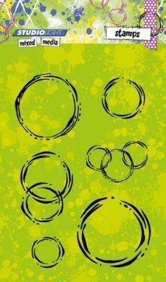 Studio Light A5 Clearstamp Set - Mixed Media nr.218