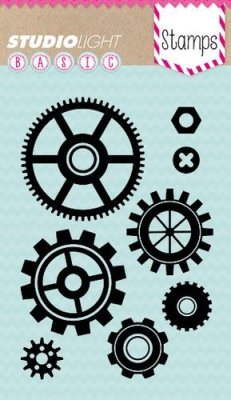 Studio Light A6 Clear Stamp Set - Basic nr 206