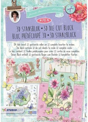 Studio Light A4 Die-Cut Bloc - Janneke Brinkman #39 (12 sheets)