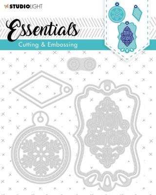 Studio Light Embossing Die Cut Stencil Label Essential nr.321