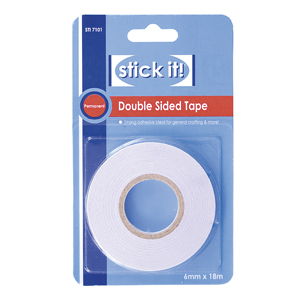 6mm x 25m STICK IT! DOUBLE SIDED TAPE