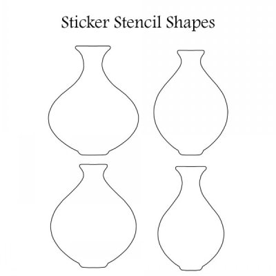 Lavinia Stamps Sticker Stencils #10