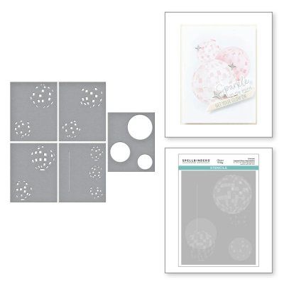 Spellbinders Layered Stencils - Disco Impressions