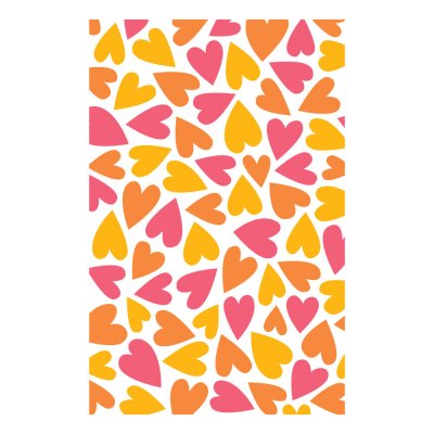 Spellbinders Layered Stencils - Sending Hugs Puffy Hearts