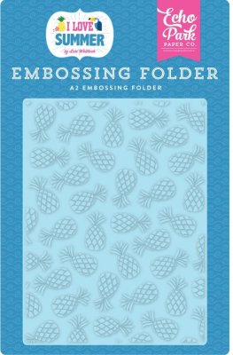 Echo Park A2 Embossing Folder - Summer Pineapples