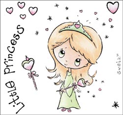 Crafters Companion S.W.A.L.K. Stamp - LITTLE PRINCESS