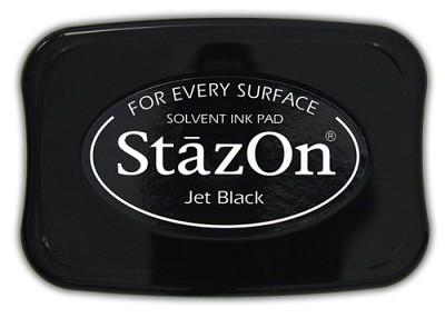 Tsukineko StazOn Ink Pad - Jet Black