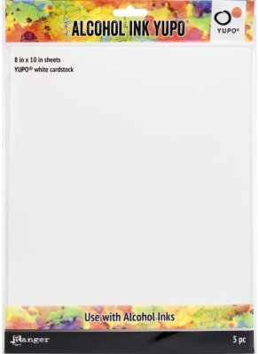 Tim Holtz Alcohol Ink White Yupo Paper (5 pack, 86lb)