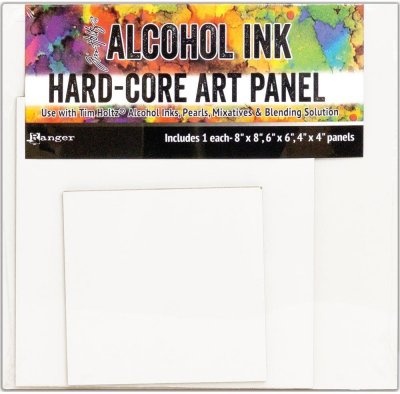 Tim Holtz Alcohol Ink Hard Core Art Panel #2 (3 pack)