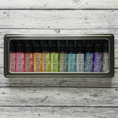 Tim Holtz Distress Spritz Storage Tin (Holds 12 Distress Spritz Bottles)