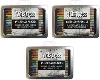 Tim Holtz Distress Watercolor Pencils - All 3 Sets (36 pack)