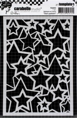 Carabelle Studio A6 Mask Template - Stars Pattern