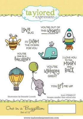 Taylored Expressions Cling Stamp Set - One in a Buzzillion