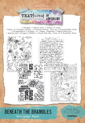 Arden Creative Studio 5”x7” Decoupage Paper - Beneath the Brambles (8 pack)