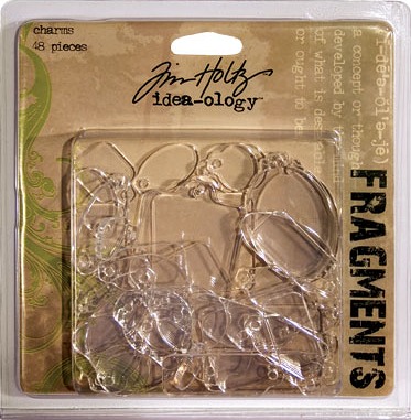 Tim Holtz Idea-ology - Fragments, Clear Charms (48 pack)
