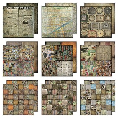 Tim Holtz IDEA-OLOGY Paper Stash - Destinations (36 sheets)