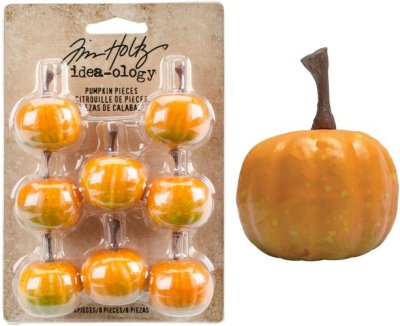 Tim Holtz Idea-Ology Pumpkin Pieces (8 pack)